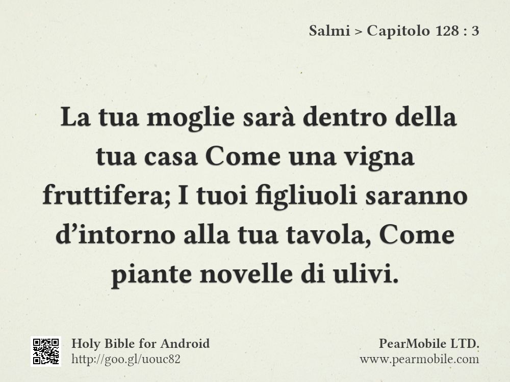 Salmi, Capitolo 128:3